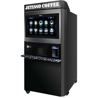 Koffieautomaat met verse melk